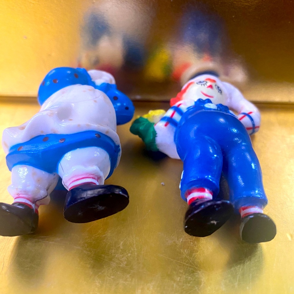 RAGGEDY ANN & RAGGEDY ANDY VINTAGE 1988 TARA TOYS COLLECTIBLE FIGURES - Picture 12 of 12
